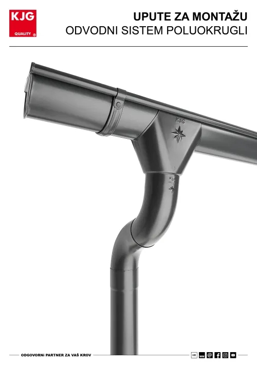 Odvodni sistem poluokrugli