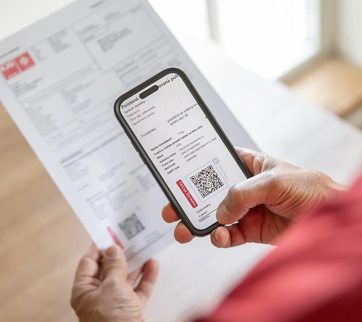 Slika - Plaćanje računa QR kodom (PAY BY SQUARE)