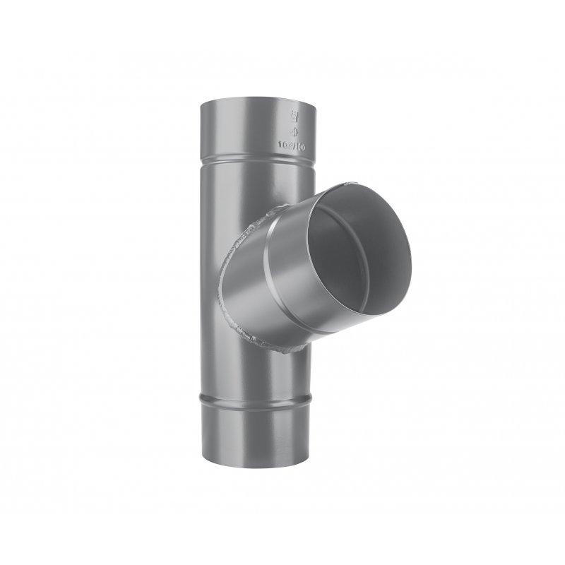 Redukcija cijevi 72°  - Aluminij obojeni  - Svijetlo siva  -  Slika