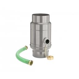 Zadržač vode sa crijevom - Aluminij obojeni - Tamno srebrna - Slika 1