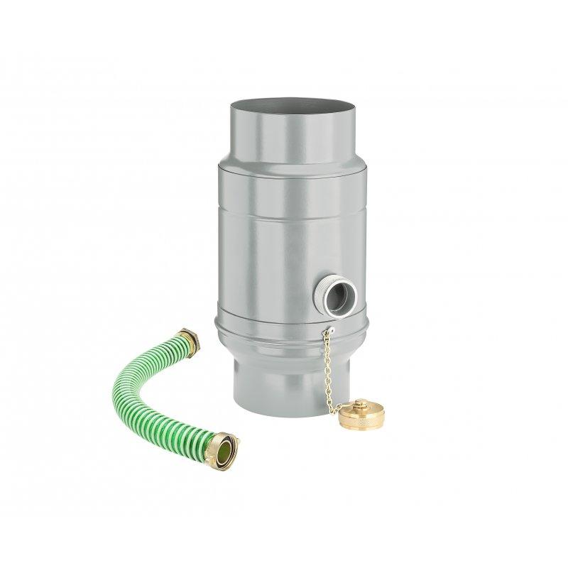 Zadržač vode sa crijevom - Aluminij obojeni - Cink siva - Slika