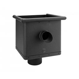 Sabirni kotlić kubicki ekscentrični s otvorom  - Aluminij obojeni
W.15  - Intenzivno crna W.15  -  Slika 1