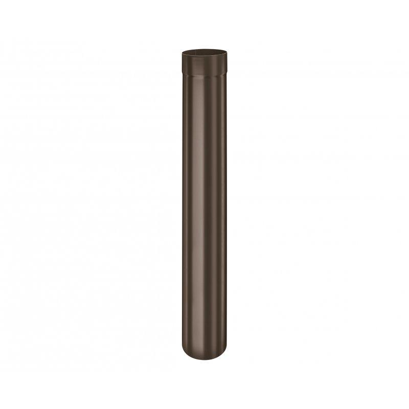 Odvodna cijev  [s=0,55]  - Pocink obojeni  - Tamno smeđa ČOKO  -  Slika