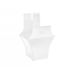 Kotlić kvadratni  - Pocink obojeni  - Sivo bijela  -  Slika 1