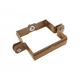 Obujmica kvadratna M10  - Pocink obojeni  - Metalik bakrena  -  Slika 1