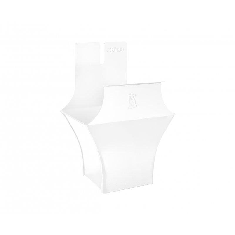 Kotlić kvadratni  - Aluminij obojeni  - Bijela  -  Slika