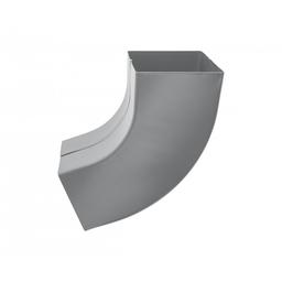 Koljeno kvadratno 72°  - Aluminij obojeni  - Svijetlo siva  -  Slika 1