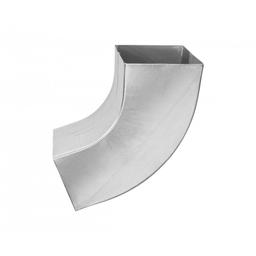 Koljeno kvadratno 72°  - Aluminij  - Natur  -  Slika 1