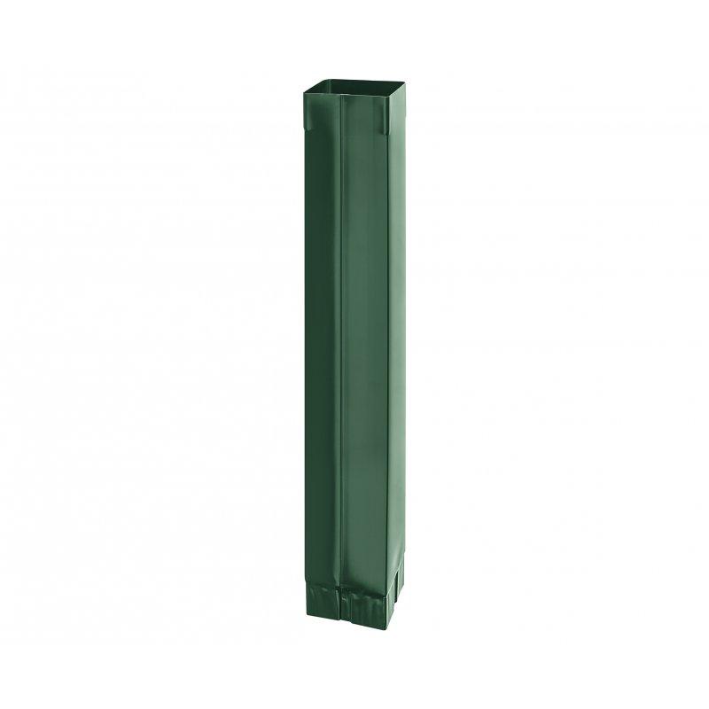 Cijev odvodna kvadratna  [s=0,70]  - Aluminij obojeni  - Mahunasto zelena  -  Slika