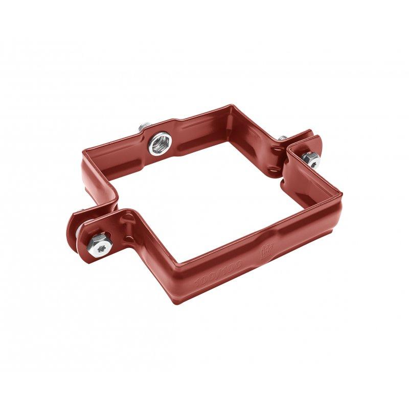 Obujmica kvadratna M10  - Aluminij obojeni  - Vinsko crvena  -  Slika