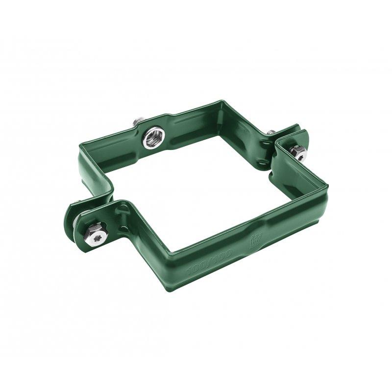 Obujmica kvadratna M10  - Aluminij obojeni  - Mahunasto zelena  -  Slika