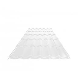 Limeni pokrov UNI 1  - Pocink obojeni  - Bijela  -  Slika 1