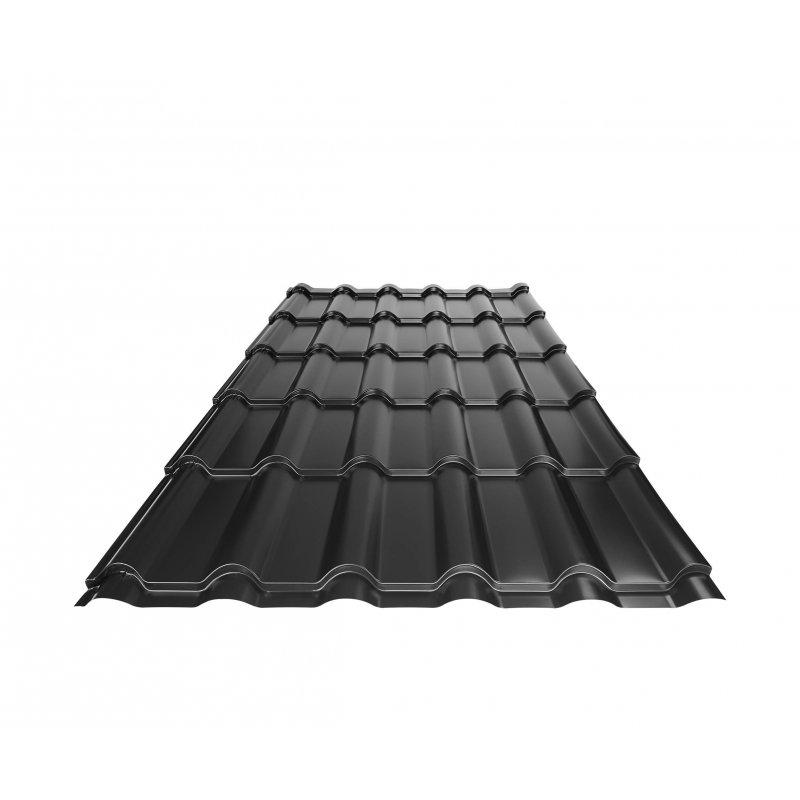 Limeni pokrov UNI 2  - Pocink obojeni  - Intenzivno crna  -  Slika