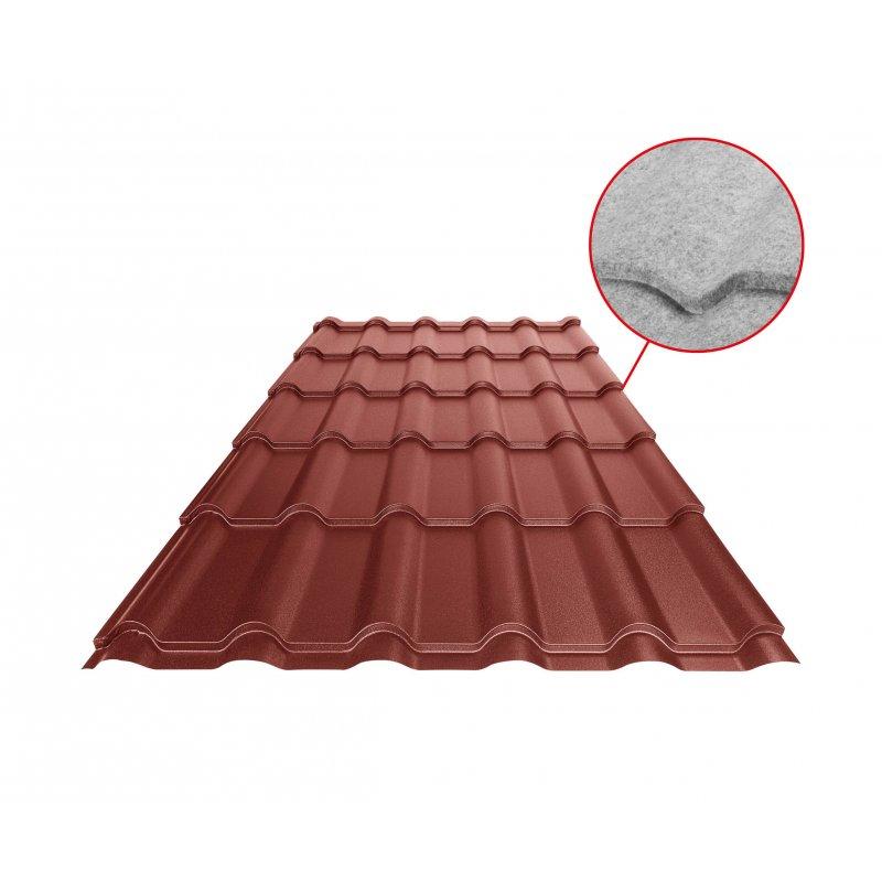 Limeni pokrov UNI 2 SQ (sound – aqua)  - Pocink obojeni
MATT  - Vinsko crvena MATT  -  Slika