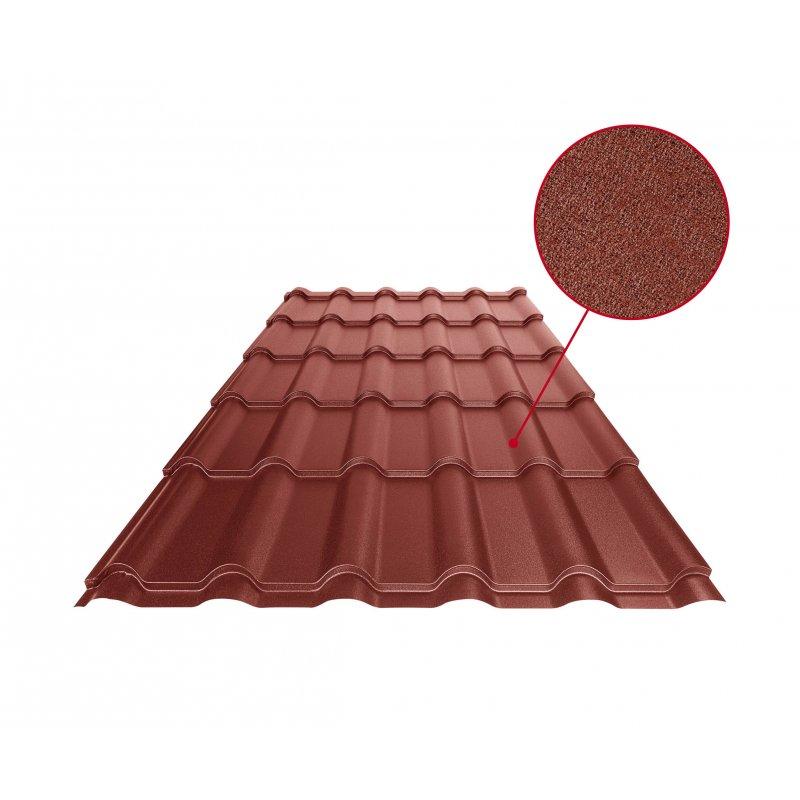 Limeni pokrov UNI 2  - Pocink obojeni
MATT MARCEGAGLIA  - Vinsko crvena MATT  -  Slika