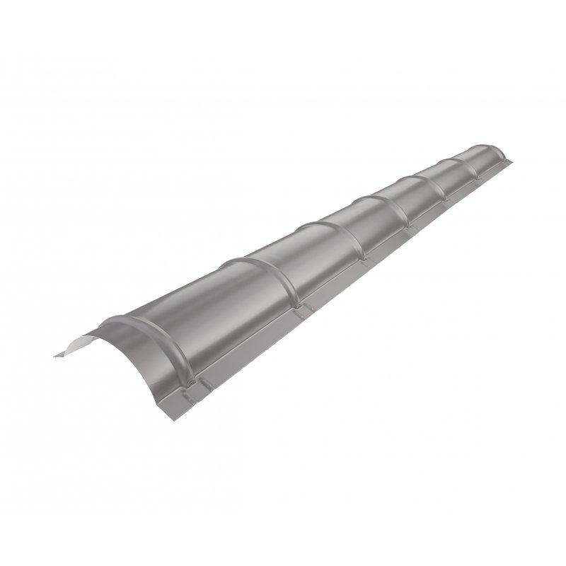 Sljemenjak za limeni pokrov  - Pocink obojeni  - Tamno srebrna  -  Slika