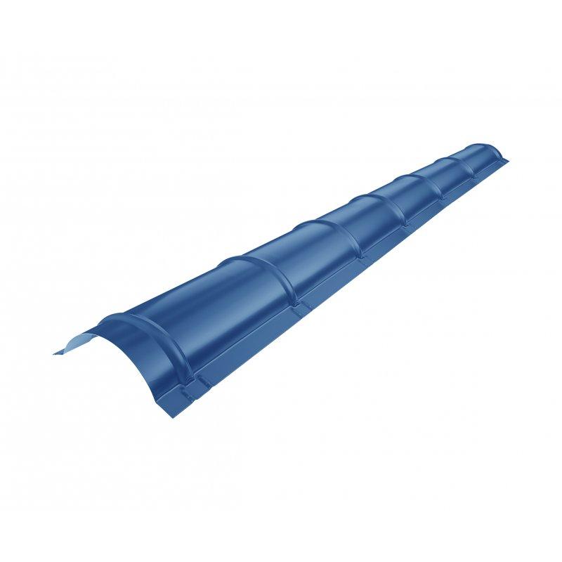 Sljemenjak za krovni pokrov  - Pocink obojeni  - Tamno plava  -  Slika