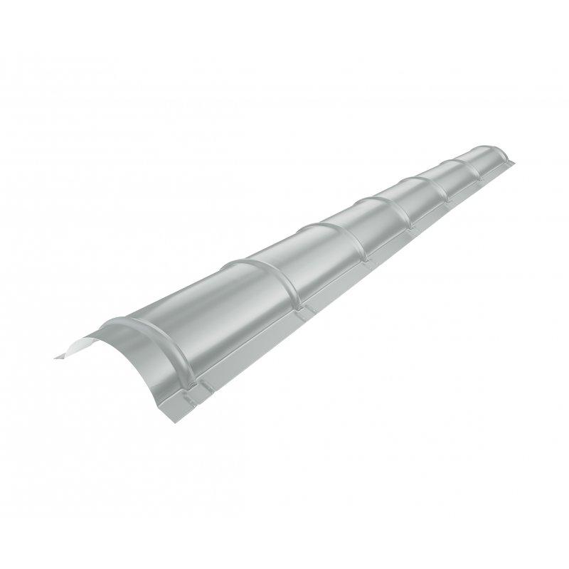 Sljemenjak za limeni pokrov  - Pocink obojeni  - Blago siva  -  Slika