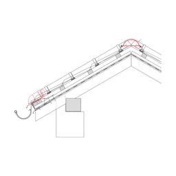 Obli završetak sljemena  - Pocink obojeni  - Sivo bijela  -  Slika 2
