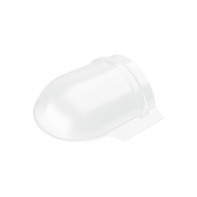 Obli završetak sljemena  - Pocink obojeni  - Sivo bijela  -  Slika