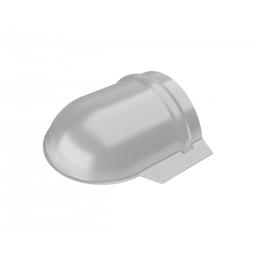 Obli završetak sljemena  - Pocink obojeni  - Srebrna  -  Slika 1