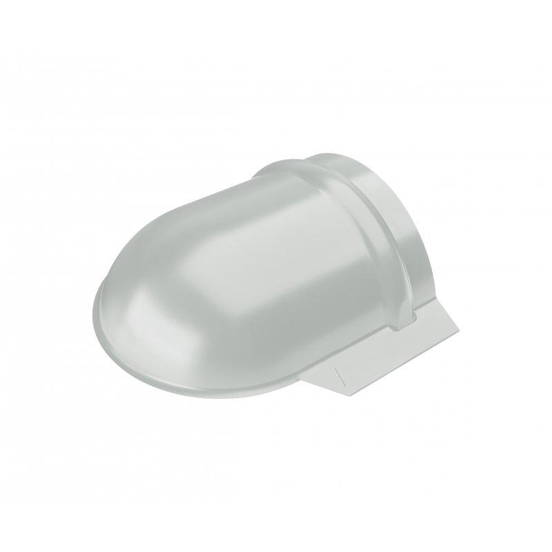 Obli završetak sljemena - Pocink obojeni - Blago siva - Slika