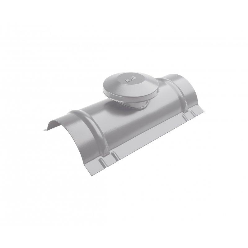 Ventilirajući sljemenjak - Pocink obojeni - Srebrna - Slika