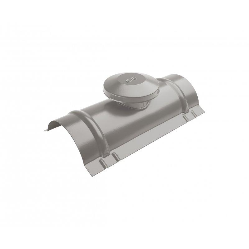 Ventilirajući sljemenjak  - Pocink obojeni  - Tamno srebrna  -  Slika