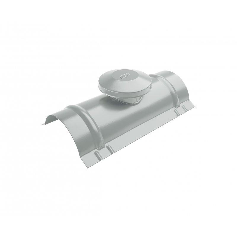 Ventilirajući sljemenjak  - Pocink obojeni  - Blago siva  -  Slika