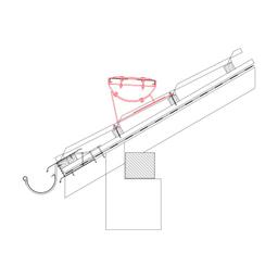 Krovno gazište UNI  - Pocink obojeni  - Bakreno smeđa  -  Slika 3