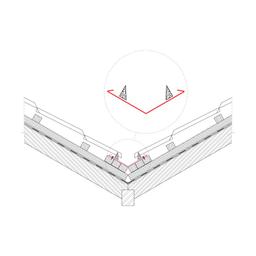 Krovna uvala  - Pocink obojeni  - Antracit  -  Slika 2