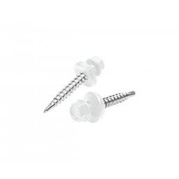 Pocinčani samorezni vijak  - Pocink obojeni  - Sivo bijela  -  Slika 1