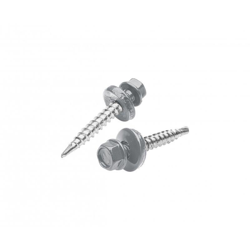 Pozinkovaný šroub farmářský - Pocink obojeni - Prašno siva - Slika