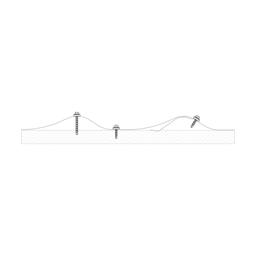 Pocinčani samorezni vijak - Pocink obojeni - Travnato zelena - Slika 4