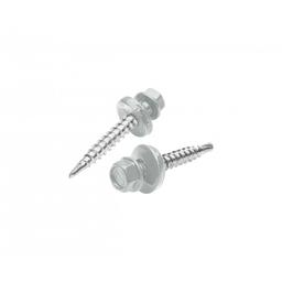 Pocinčani samorezni vijak  - Pocink obojeni  - Blago siva  -  Slika 1