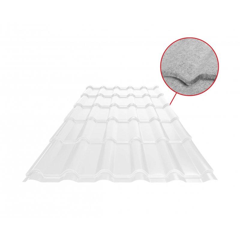 Limeni pokrov UNI 2 SQ (sound – aqua)  - Aluminij obojeni  - Bijela  -  Slika