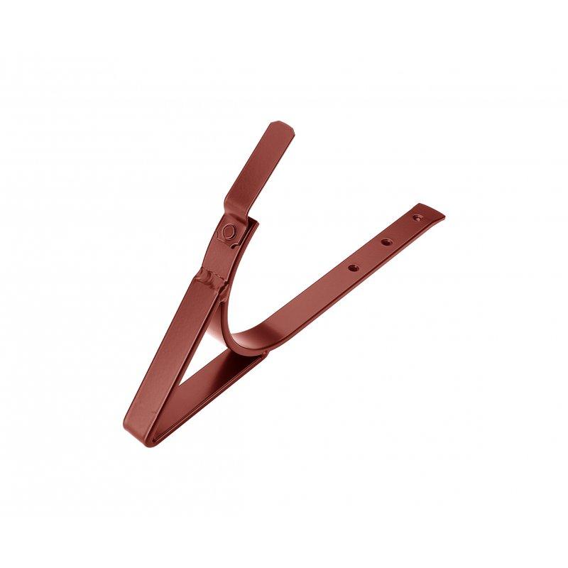 Kuka za natkrovni žlijeb  - Pocink obojeni  - Vinsko crvena  -  Slika