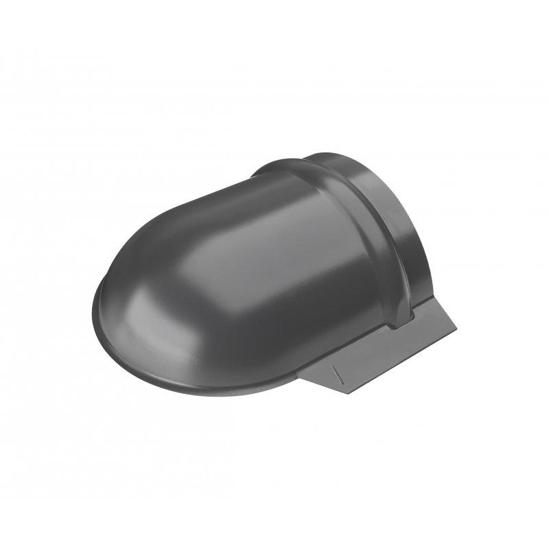 Obli završetak sljemena  - Aluminij obojeni  - Antracit  -  Slika