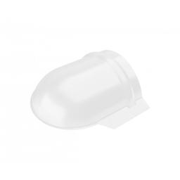 Obli završetak sljemena - Aluminij obojeni - Bijela - Slika 1