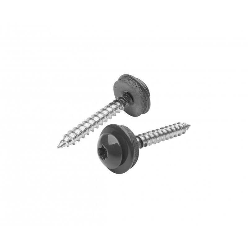 Vijak s navojem od nehrđajućeg čelika - Inox obojeni A2/A2 - Antracit - Slika