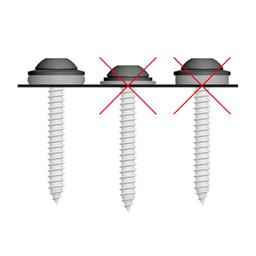 Vijak s navojem od nehrđajućeg čelika  - Inox obojeni A2/A2  - Vinsko crvena  -  Slika 3