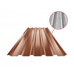 Krovni trapezni pokrov TR 35A SQ (sound – aqua)  - Pocink obojeni  - Bakreno smeđa  -  Slika 1