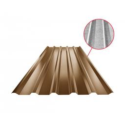 Krovni trapezni pokrov TR 35A SQ (sound – aqua)  - Pocink obojeni  - Metalik bakrena  -  Slika 1