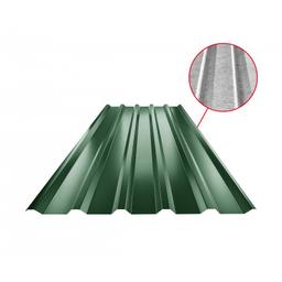 Krovni trapezni pokrov TR 35A SQ (sound – aqua)  - Pocink obojeni  - Mahunasto zelena  -  Slika 1