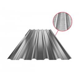 Krovni trapezni pokrov s pojačanjem TR 35A+ SQ (sound – aqua)  - Pocink obojeni  - Antracit  -  Slika 1