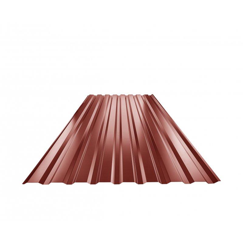 Fasadni trapez TR 18B  - Pocink obojeni  - Vinsko crvena  -  Slika