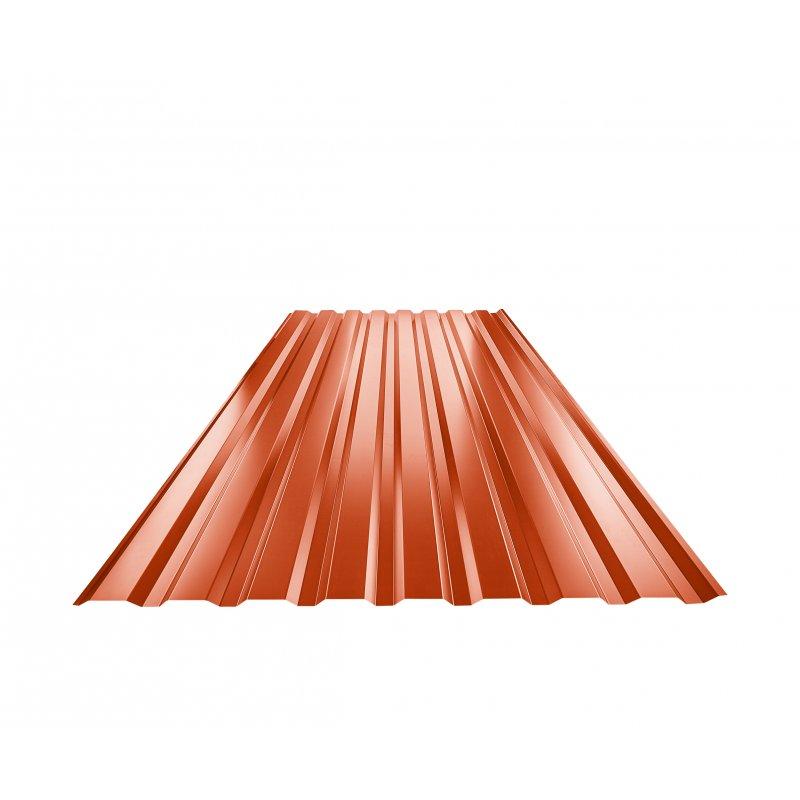 Fasadni trapez TR 18B  - Pocink obojeni  - Rally crvena  -  Slika