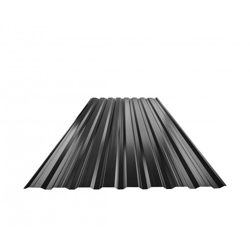 Fasadni trapez s pojačanjem TR 18B+  - Pocink obojeni  - Intenzivno crna  -  Slika