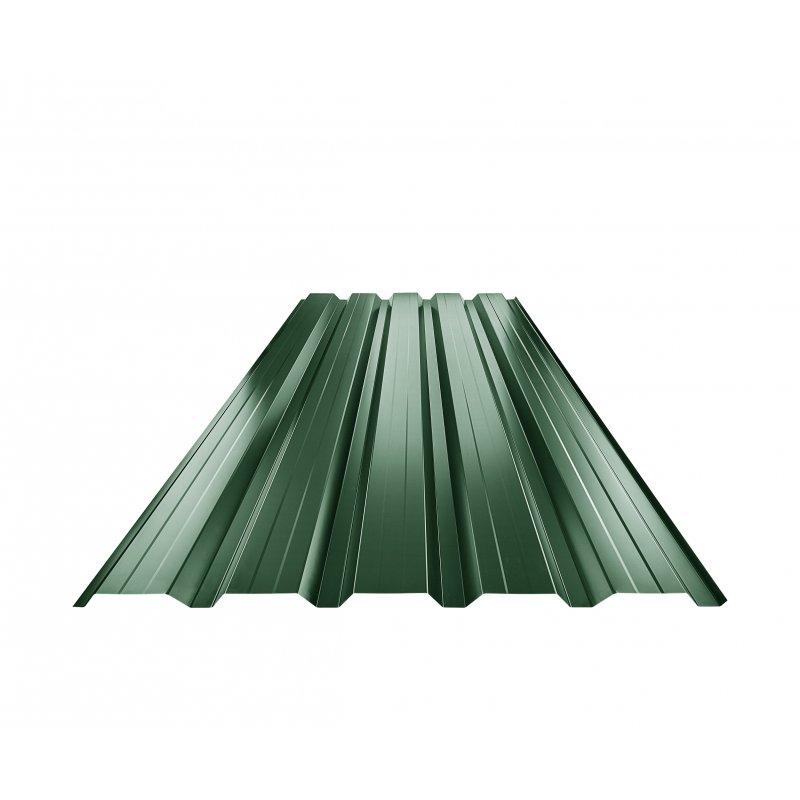 Fasadni trapez s pojačanjem TR 35B+  - Pocink obojeni  - Mahunasto zelena  -  Slika