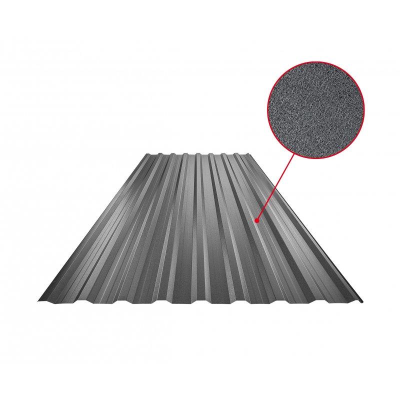 Krovni trapezni pokrov s pojačanjem TR 18A+  - Pocink obojeni
MATT  - Antracit MATT  -  Slika